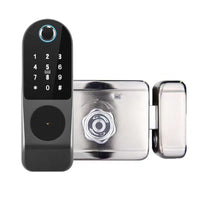 No Wiring Outdoor Fingerprint Rim Unlock Smart Card Digital Code