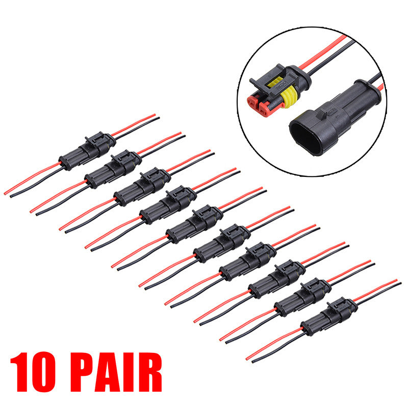 Car Waterproof Wire And Cable Connector Plug Socket
